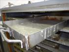Used Stokes Vacuum Shelf Dryer, Model 338H-8, 97.8 Square Feet, Carbon Steel.