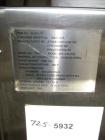 Used Stokes Vacuum Shelf Dryer, Model 900-338-202