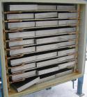 Used Stokes Vacuum Shelf Dryer, Approximately 109.8 Square Feet, Carbon Steel. (9) 44