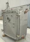 Used Von Roll Vacuum Shelf Dryer, approximately 183 square feet, carbon steel. (15) 48-3/4