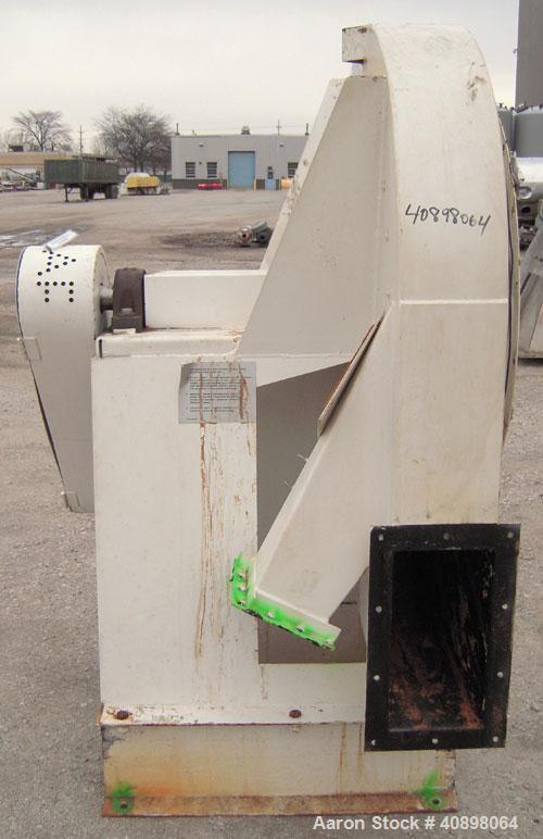 Used AAF International Rotoclone Wet Centrifugal Collector, Model W, Size 16, Style STD, Model 846493-5. 6400 cfm at 8" W.G., 1740 rpm. Approximate 30" diameter 316 stainless steel fan, Carbon steel ...