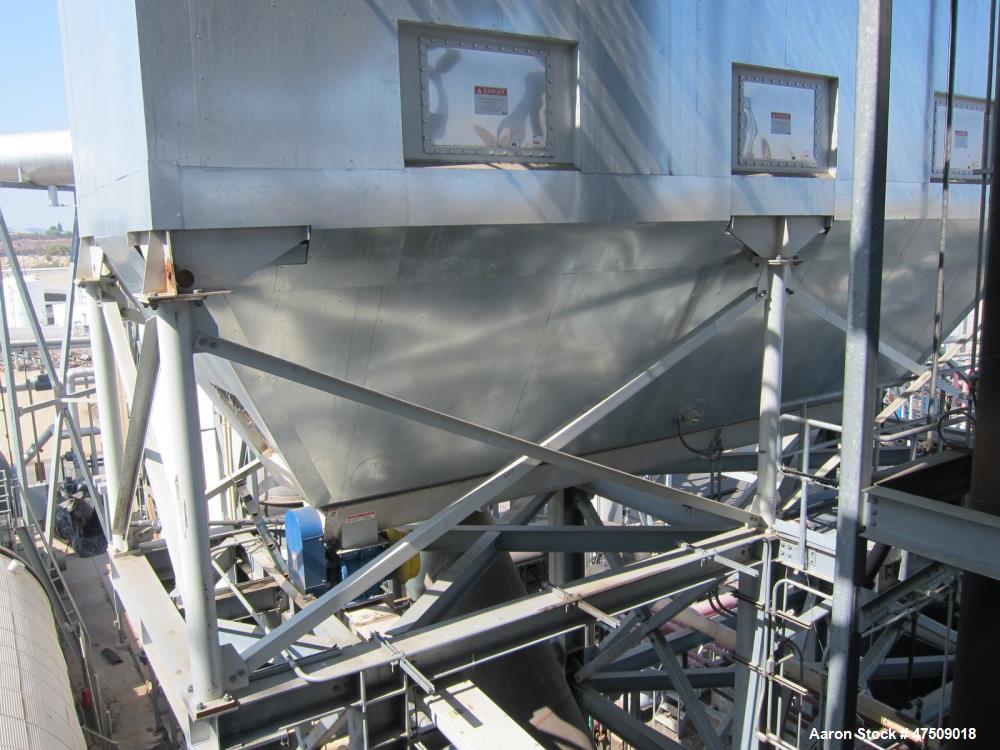 Used- Torit Donaldson FT Pulse Jet Dust Collector, Model 588-FTP-12, Carbon Steel. Approximate 11760 square feet filter area...