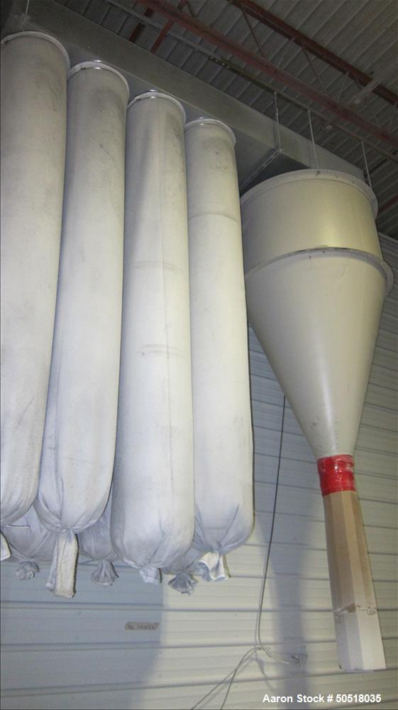 LOT 284 Used Dust Collector. Includes 8 socks.