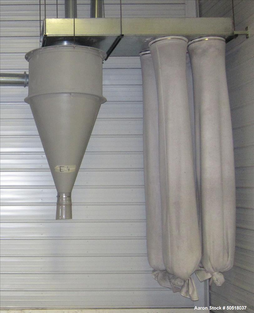 LOT 281 Used Dust Collector. Includes 4 socks.