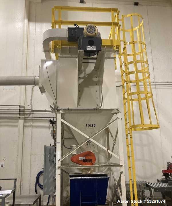 Used Mac Process Dust Collector and Rotary Valve with AirPro Fan – M-5125 & F-5120