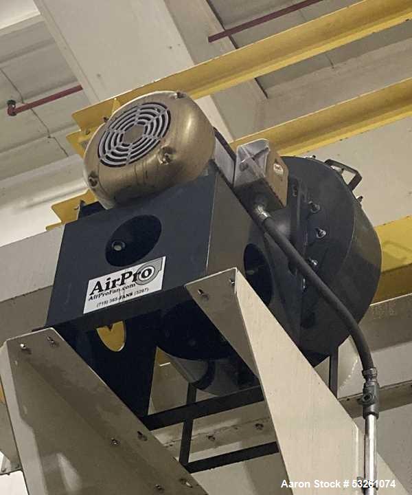 Used Mac Process Dust Collector and Rotary Valve with AirPro Fan – M-5125 & F-5120