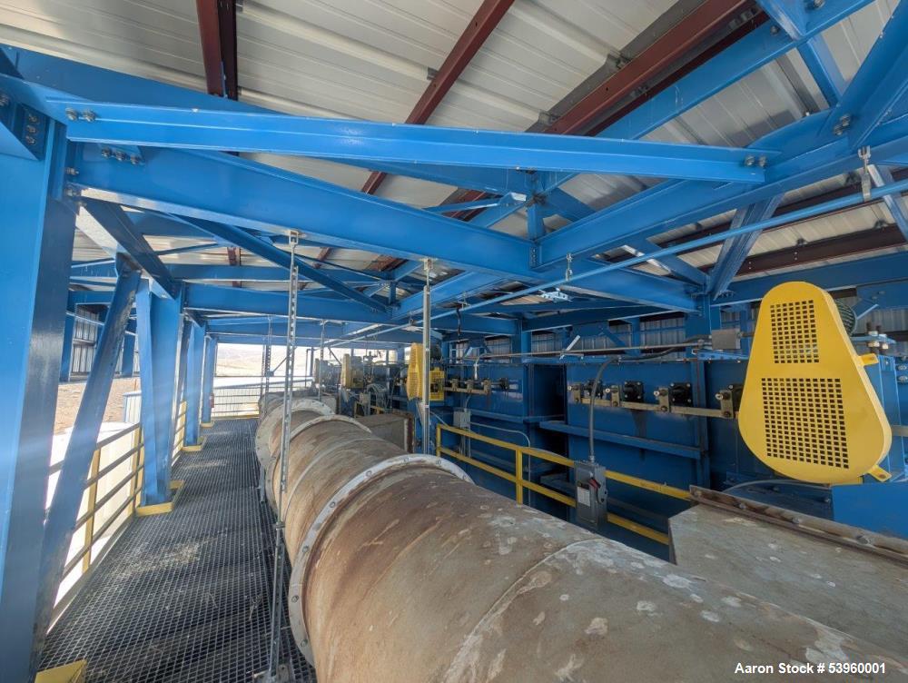 Used Battery Recycling Systems Lead Refining Kettle Air Filtration System – 30,000 CFM, 150 HP Blower, Bag House, BRS/Wirtz