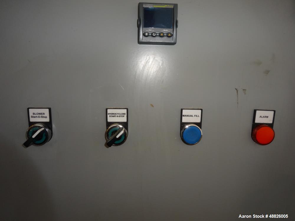 Used Airex Wetrex Series Wet Dust Collector, Model Wetrex-10, Carbon Steel.