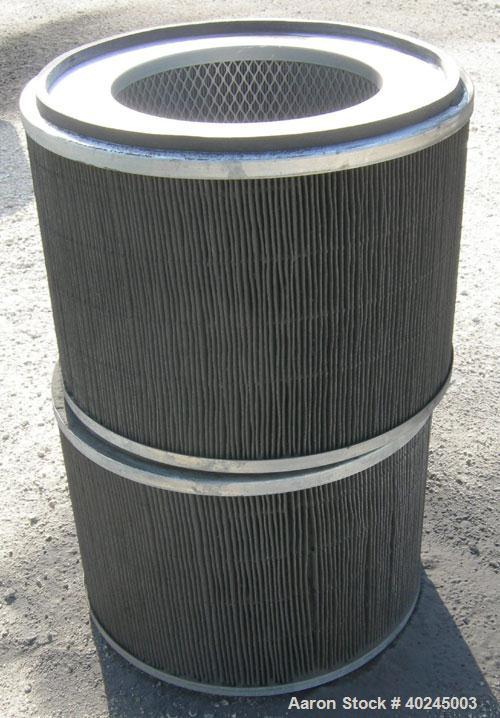 Used: Airflow Systems Inc Torit type cartridge type dust collector, model DCH-2, approximate 300 square foot filter area, 1200 CFM.  Carbon steel housing measures approximately 24" long x 24" wide x ...