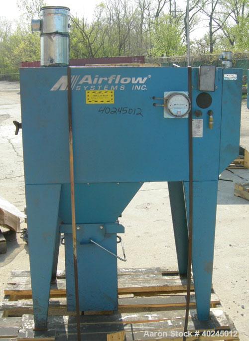Used: Airflow Systems Inc Torit type cartridge type dust collector, model DCH-2, approximate 300 square foot filter area, 1200 CFM.  Carbon steel housing measures approximately 24" long x 24" wide x ...