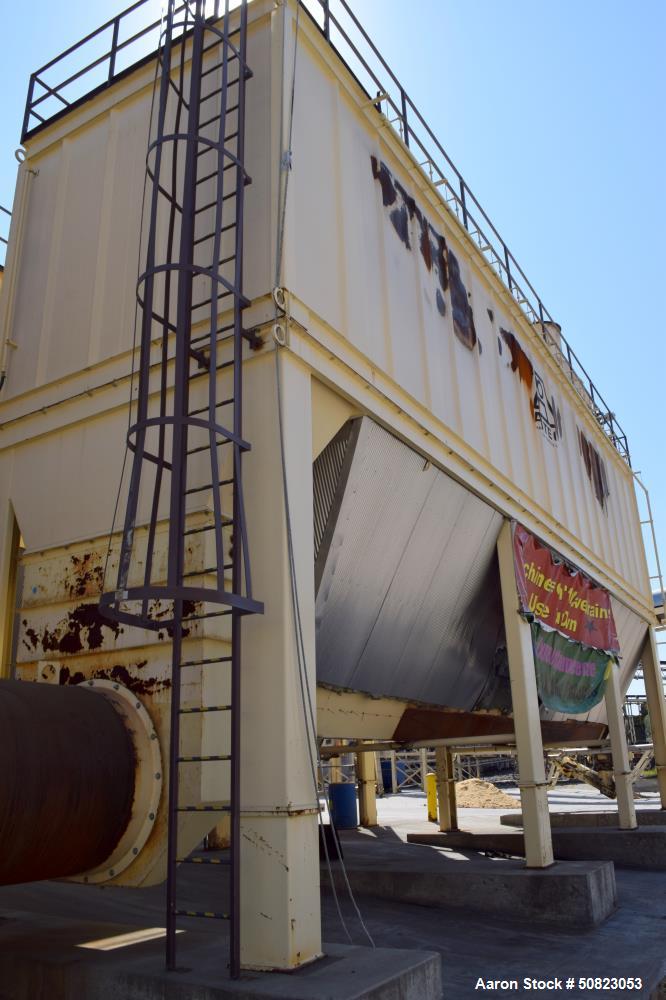 Used Astec Hot Baghouse, Model BH-68-16-PP-S, Carbon Steel. Top bolt