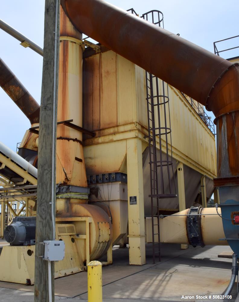 Used Astec Hot Baghouse, Model BH-68-12-PP, Carbon Steel. Top bolt on