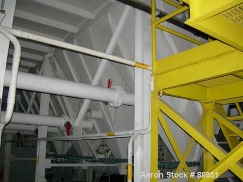 Used Bact Engineering Pulse Jet Dust Collector, Model TC-336-12M, 6,861 Square Feet Filter Area, Carbon Steel. 26,000 ACFM. 336 filters. Ambient at 250 deg F. (28) 1.5" pulse valves. 
