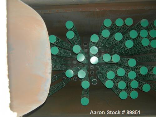 Used Bact Engineering Pulse Jet Dust Collector, Model TC-336-12M, 6,861 Square Feet Filter Area, Carbon Steel. 26,000 ACFM. 336 filters. Ambient at 250 deg F. (28) 1.5" pulse valves. 
