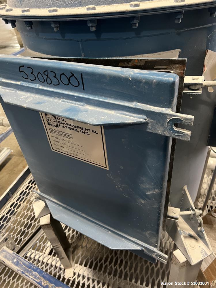 Used CPE Filters Inc. Model 24-CFR-009-C Cartridge Filter Receiver – 400 ACFM Dust Collector