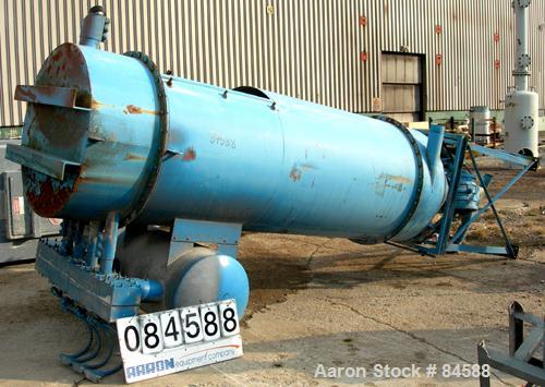 Used Carter Day Pulse Jet Dust Collector, Model 16DFB8, Carbon Steel. Approximate 151 square feet filter area. Housing measures 42" diameter x 112" straight side x 31" cone bottom x 18" top plenum. (...