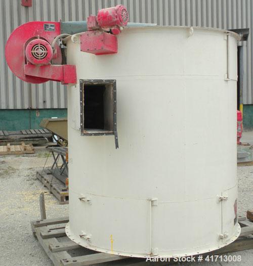Used The Day Company Reverse Jet Dust Collector, 320 square feet filter area, Approximate 1600-6400 cfm range. Size 24RJ60H, type RJ, carbon steel. Housing measures approximately 72" diameter x 132" ...
