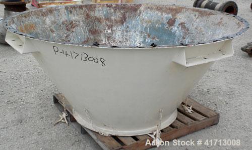 Used The Day Company Reverse Jet Dust Collector, 320 square feet filter area, Approximate 1600-6400 cfm range. Size 24RJ60H, type RJ, carbon steel. Housing measures approximately 72" diameter x 132" ...