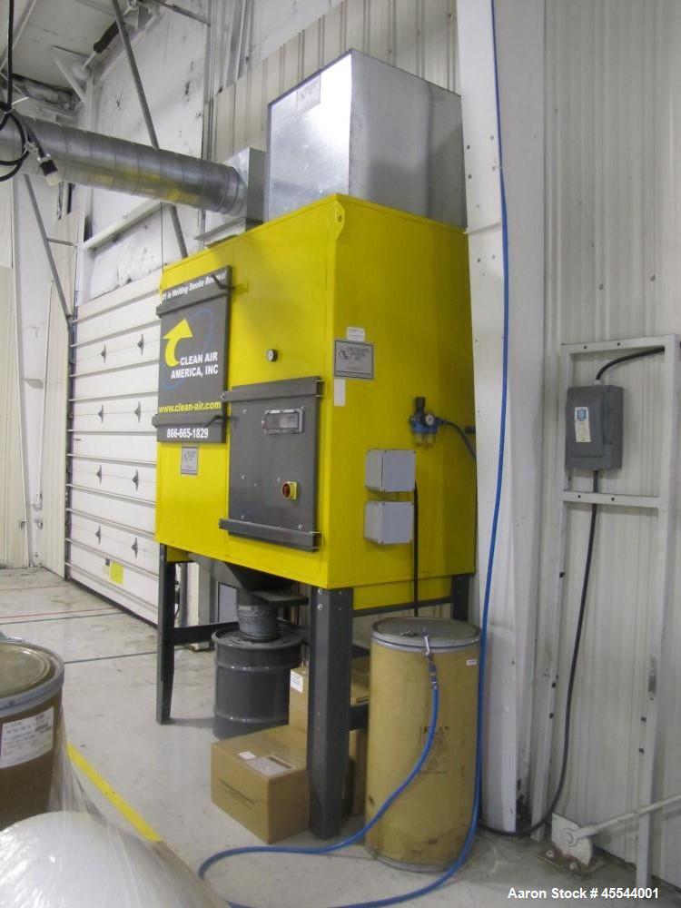 Used-Clean Air America Dust Collector, Model DFC2.  3 Hp, 440 volt, 3 phase motor, motor starter, fully automatic pulse clea...