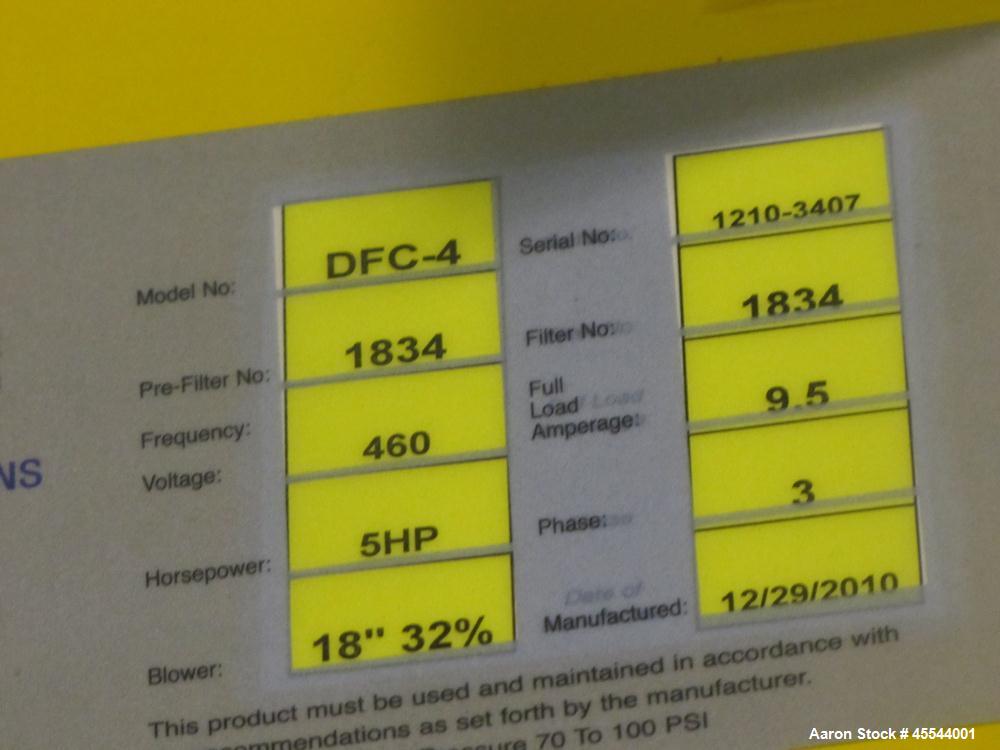 UsedClean Air America Dust Collector, Model DFC2