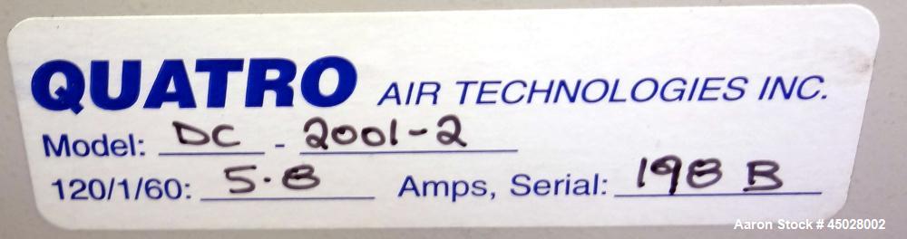 Used Quatro Air Technologies Dust Collector, Model DC2001-2