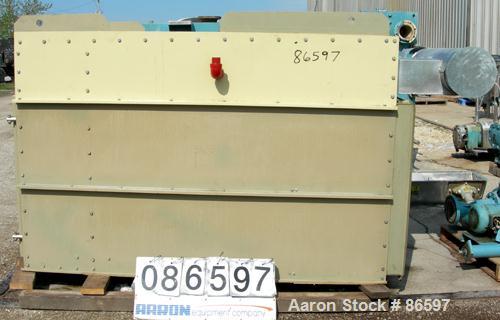 Used DCE Dalamatic Automatic Reverse Jet Cased Dust Collector, Model DLM 1/2/15. 320 square feet filter area. Carbon steel housing measures 40" x 57" x 90" long. Includes bottom hopper, stand and a N...