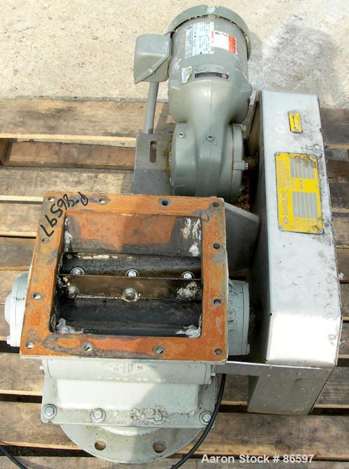 Used DCE Dalamatic Automatic Reverse Jet Cased Dust Collector, Model DLM 1/2/15. 320 square feet filter area. Carbon steel housing measures 40" x 57" x 90" long. Includes bottom hopper, stand and a N...