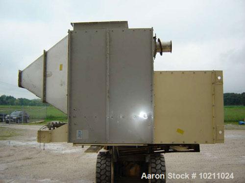 Used 185 Square Foot DCE Dust Ccollector. Stainless steel material contact parts. Type DU14K5AD. 460 volt, 3 phase, 60 hz, 3 hp fan and silencer. Manufactured by DCE Inc Jefferson Town KY. Complete w...