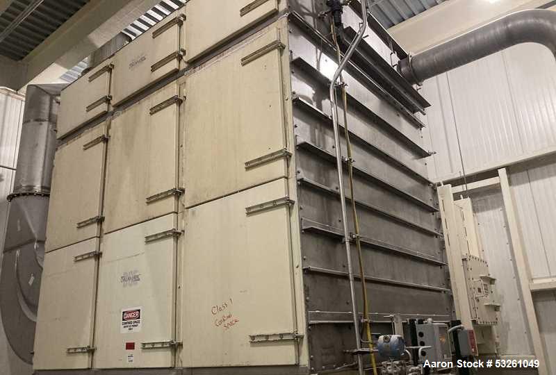 Used 1,940 Sq. Ft. Stainless Steel Dust Collector – Industrial Baghouse Filtration System with 10-Way Controller