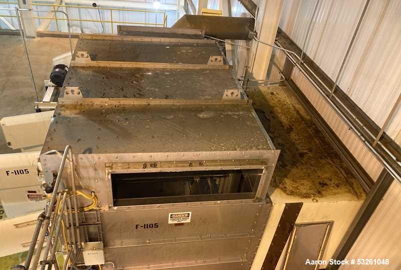 Used DCE Stainless Steel Dust Collector System with 40 HP NYB Blower – Complete Installed Package with Ductwork & Spare Bags