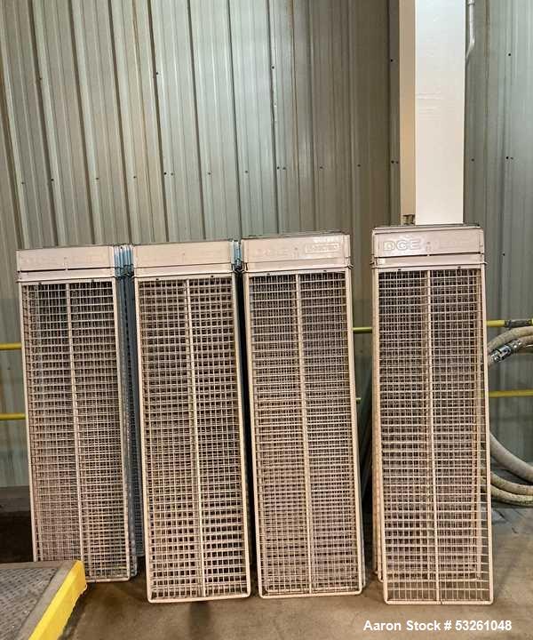 Used DCE Stainless Steel Dust Collector System with 40 HP NYB Blower – Complete Installed Package with Ductwork & Spare Bags