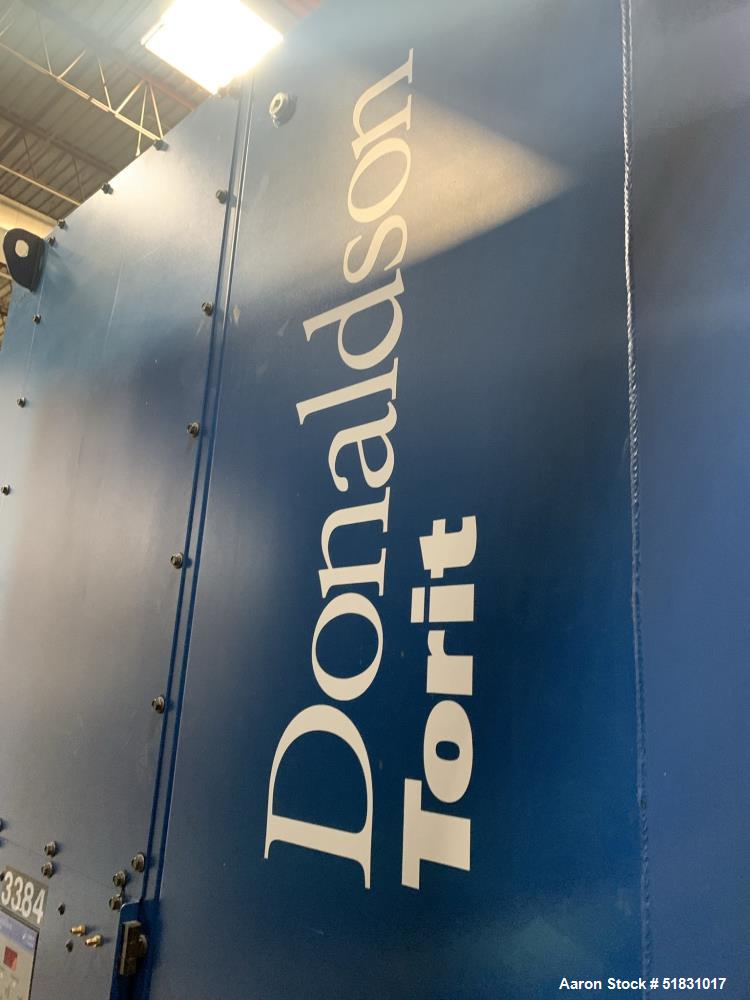 Used Donaldson Torit Downflo Oval Dust Collector, Model DFO 3-3, Approximate 570 Square Feet Filtration Area. (3) Filter cartridges approximate 11" diameter x 26" long, (3) valves. Nominal airflow ra...