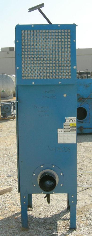 Used Torit DryFlo Mist Collector, model DMC-D1-HEPA, carbon steel. Approximate 220 square foot filter area, 2000 cfm. 2.2 kw (3 hp), 3/60/440 volt blower. (2) 8" inlets, 2" bottom outlet. Side access...