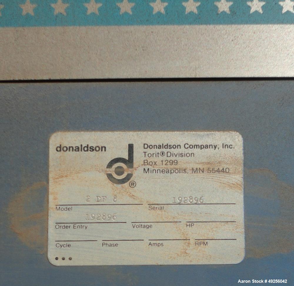 Used Donaldson Torit Model 2DF8 Cartridge Dust Collector
