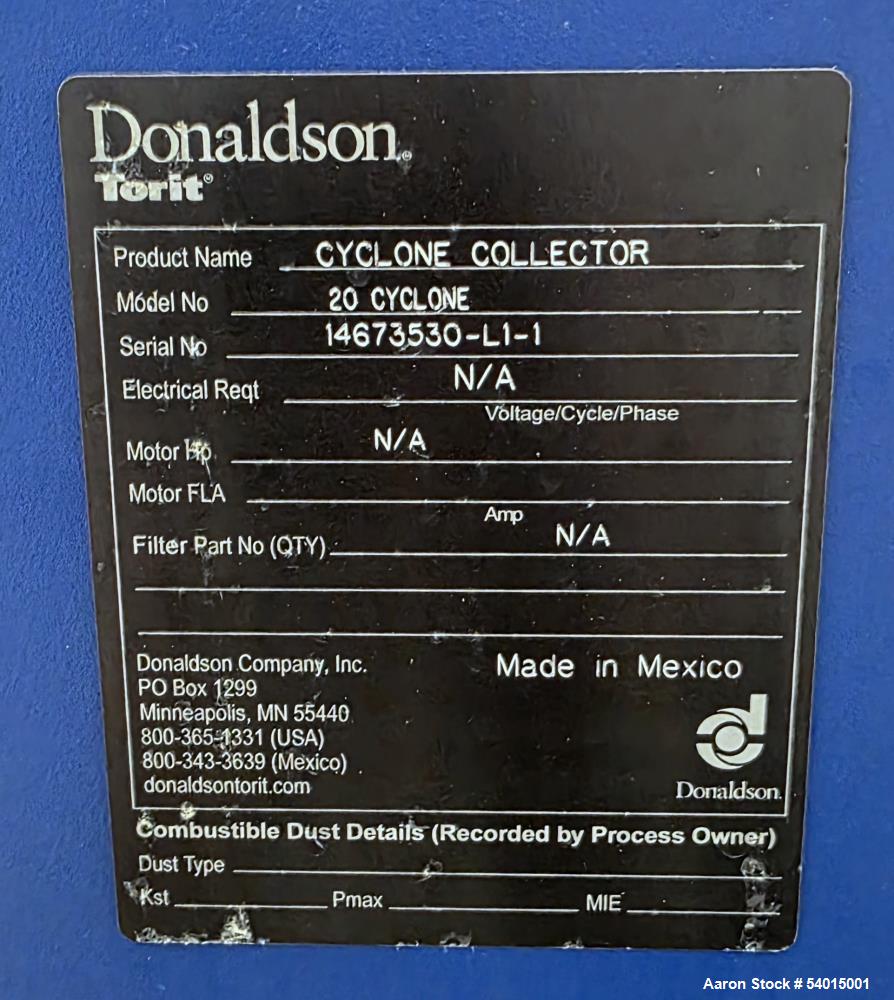 Donaldson Downflo Evolution DFE 2-4 Pulse-Jet Cartridge Dust Collector – Unused