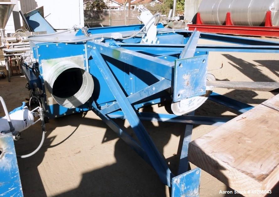 Used Donaldson Torit Model DFE2-8 Quick Ship Dust Collector, Serial number 10263225-L1, filter part number P034302, accommodates 55 gal drum, 8 ultra web filters, 2,032 square feet filter media, 1020...