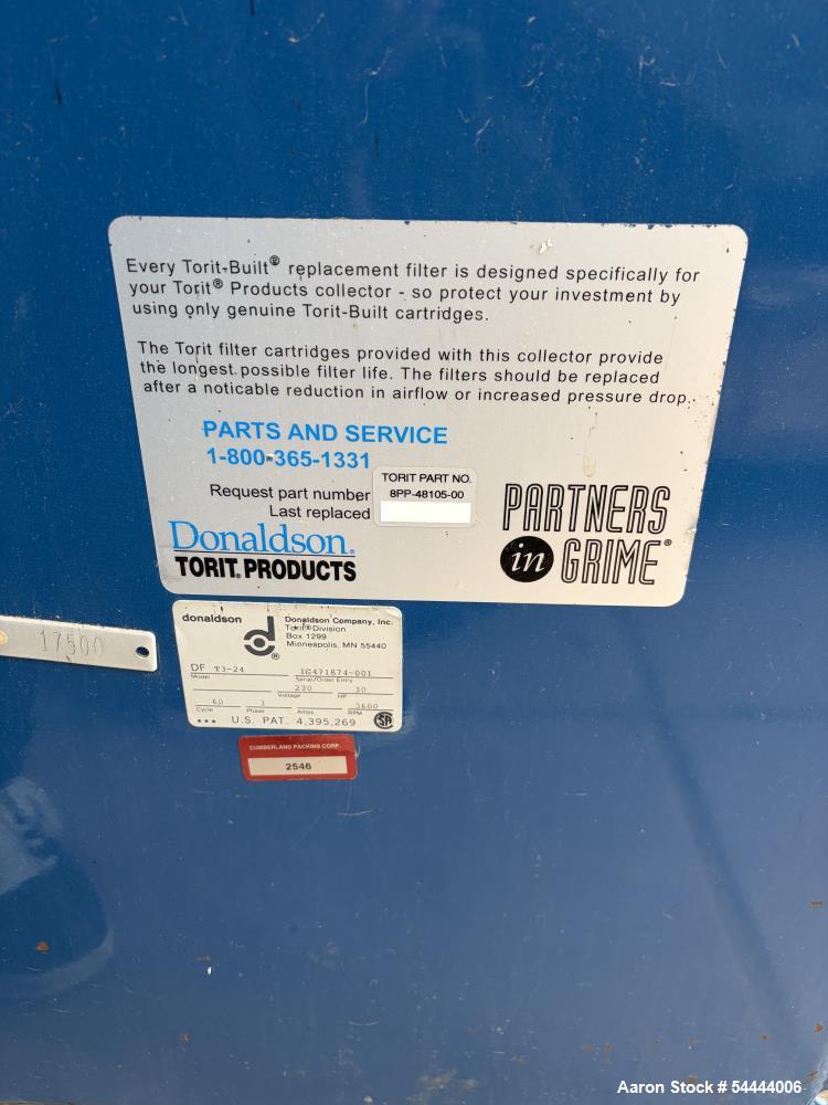 Buy Used Donaldson Torit Dust Collector – Model DFT 3-24 with 24 Filters