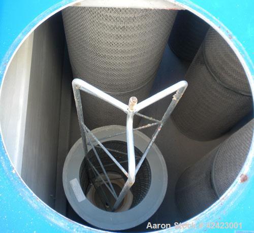 Used Donaldson/Torit Downflo II Cartridge Type Pulse Jet Dust Collector, model DFT3-24, carbon steel. 4,560 Square feet filter area, nominal airflow range 3,050-18,900 cfm. Dual bottom outlets. Mount...