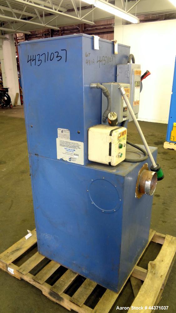 Used Torit Vibra Shake Cartridge Type Dust Collector, Model VS1200, Carbon Steel. 135 Square feet filter area, 1200 cfm airflow, 1.8 cubic feet dust drawer.