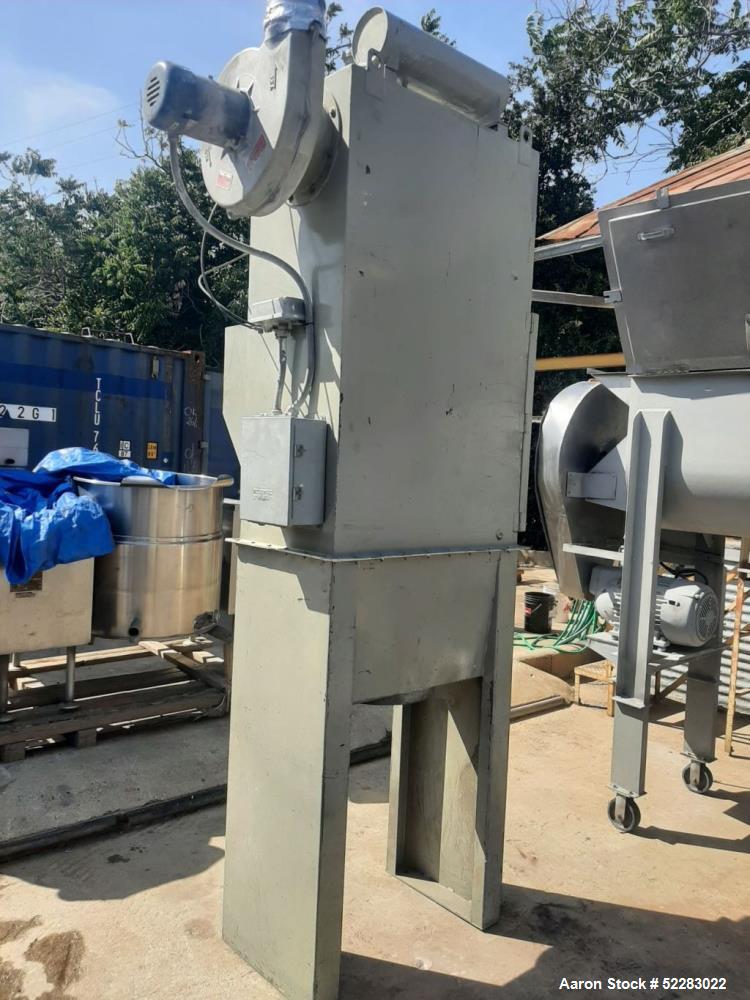 Used- Farr Tenkay Model 2C Cartridge Type Dust Collector. 800 CFM. Rated for 564 square feet filtering area with (2) cartrid...