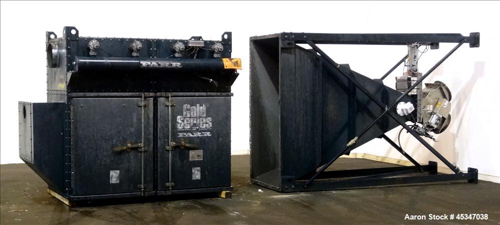 Used- Farr Pulse-Jet Dust Collector Model GS-8. Rated airflow 5000 scfm.
