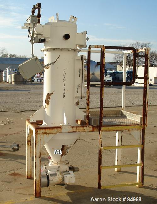 Used Flex Kleen Pulse Jet Dust Collector, Model 20-PCBL-3 III, Carbon Steel. Approximately 11 square feet filter area. Housing measures 18" diameter x 40" straight side x 20" cone bottom x 14" top ca...