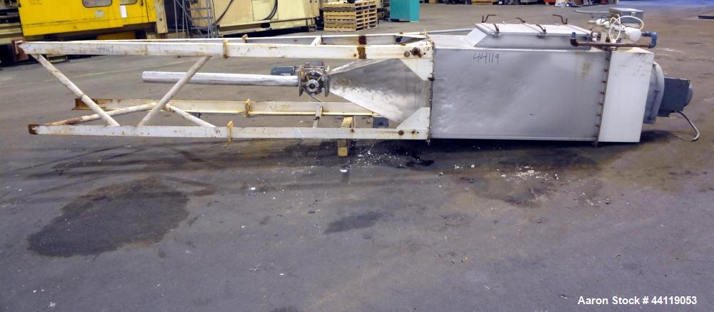 Used Flex-Kleen Pulse Jet Dust Collector, Model 58BVB16 III, 316 Stainless Steel. Approximate 117 square feet filter area. Housing measures long x wide x tall x 16” top carbon steel plenum x 38” cone...