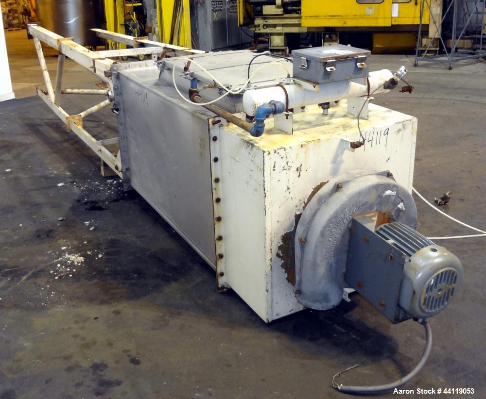 Used Flex-Kleen Pulse Jet Dust Collector, Model 58BVB16 III, 316 Stainless Steel. Approximate 117 square feet filter area. Housing measures long x wide x tall x 16” top carbon steel plenum x 38” cone...