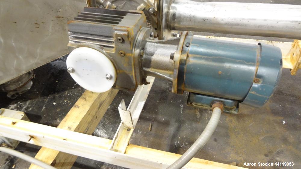 Used Flex-Kleen Pulse Jet Dust Collector, Model 58BVB16 III, 316 Stainless Steel. Approximate 117 square feet filter area. Housing measures long x wide x tall x 16” top carbon steel plenum x 38” cone...
