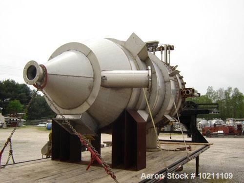 Unused-435 Square Foot Flex-Kleen Stainless Dust Collector, Model 84-CTTC-41 (III). Drawing #A-99JC-209. Built in 2000. Originally designed for 1620 cfm with ratio of 3.72:1 (very conservative). Desi...