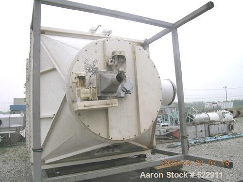 USED: 1791 square feet Flex Kleen dust collector, model 84WSBC-169XL-III-G. Pulse Jet type, 12 blow pipe header with solenoids, side bagremoval type. Collector has a rotating rake assembly inside a f...