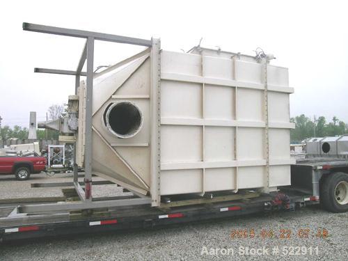 USED: 1791 square feet Flex Kleen dust collector, model 84WSBC-169XL-III-G. Pulse Jet type, 12 blow pipe header with solenoids, side bagremoval type. Collector has a rotating rake assembly inside a f...