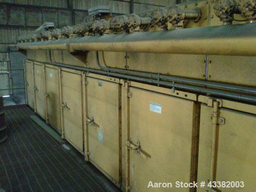 Used GBI Air Systems Dust Collector, Model GS108, Carbon steel construction. System includes Qty (9) individual units. Rated for 20,000 cfm @ 13" hg. Includes: Blower, cyclones and