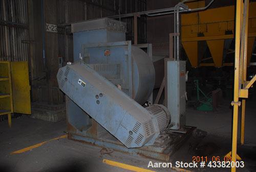 Used GBI Air Systems Dust Collector, Model GS108, Carbon steel construction. System includes Qty (9) individual units. Rated for 20,000 cfm @ 13" hg. Includes: Blower, cyclones and